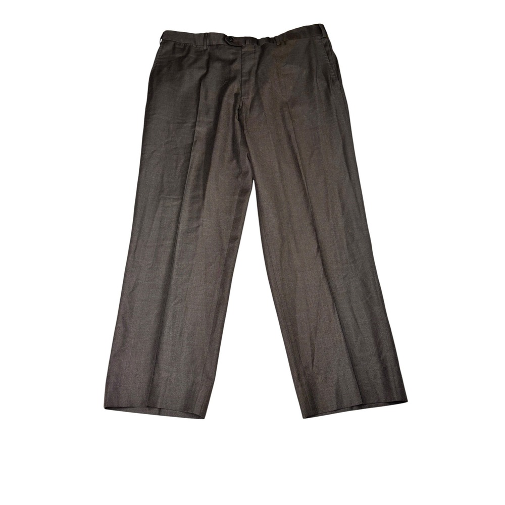 Ermenegildo Zegna Mens Brown 100% Wool Dress Pants Trousers Size W38 L29 75SB12